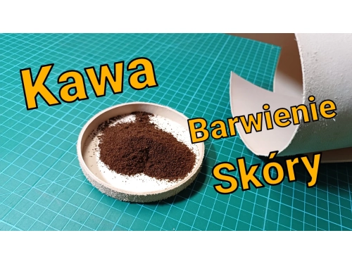 Kawa - barwienie skóry naturalnej